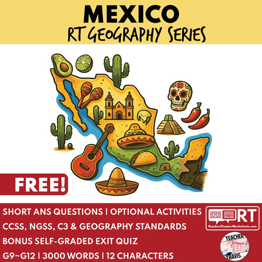 Free Geography Mexico Readers Theater Lesson For High School Students