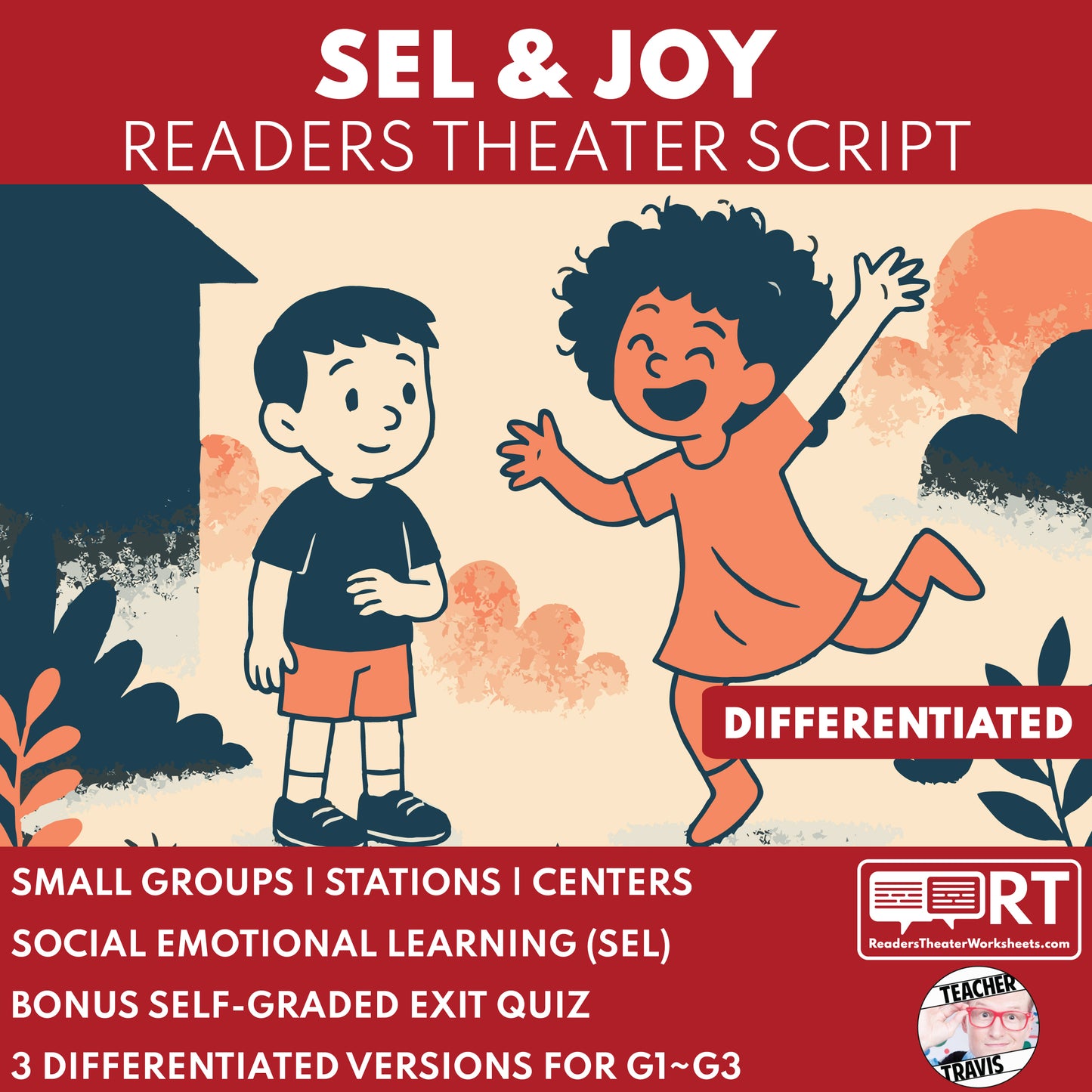 Joy Readers Theater Script SEL for Grades 1 to 3 cover image
