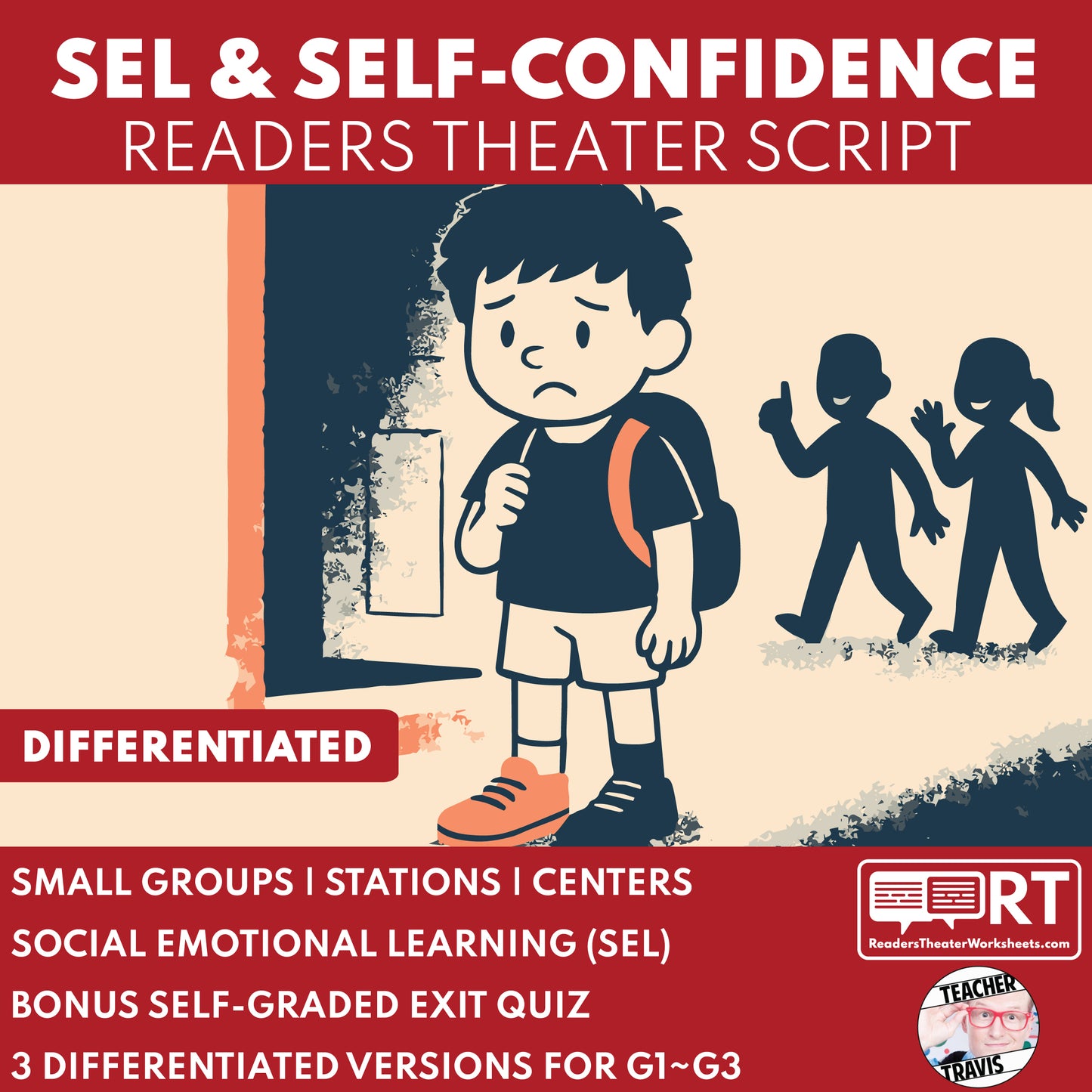 Self‑Confidence Readers Theater Script SEL for Grades 1 to 3 cover image