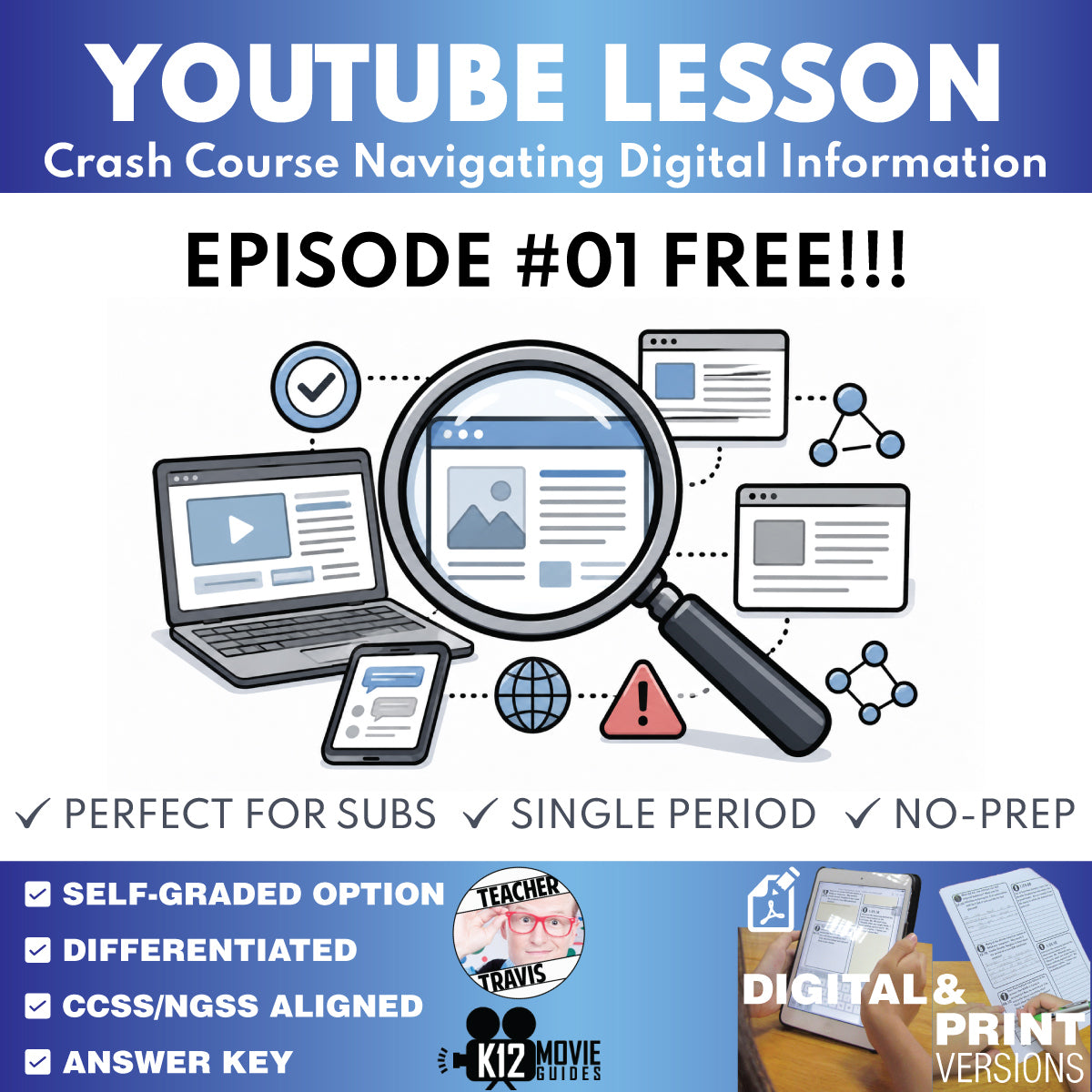 FREE Crash Course Study Skills #1 Taking Notes | YouTube Video Lesson