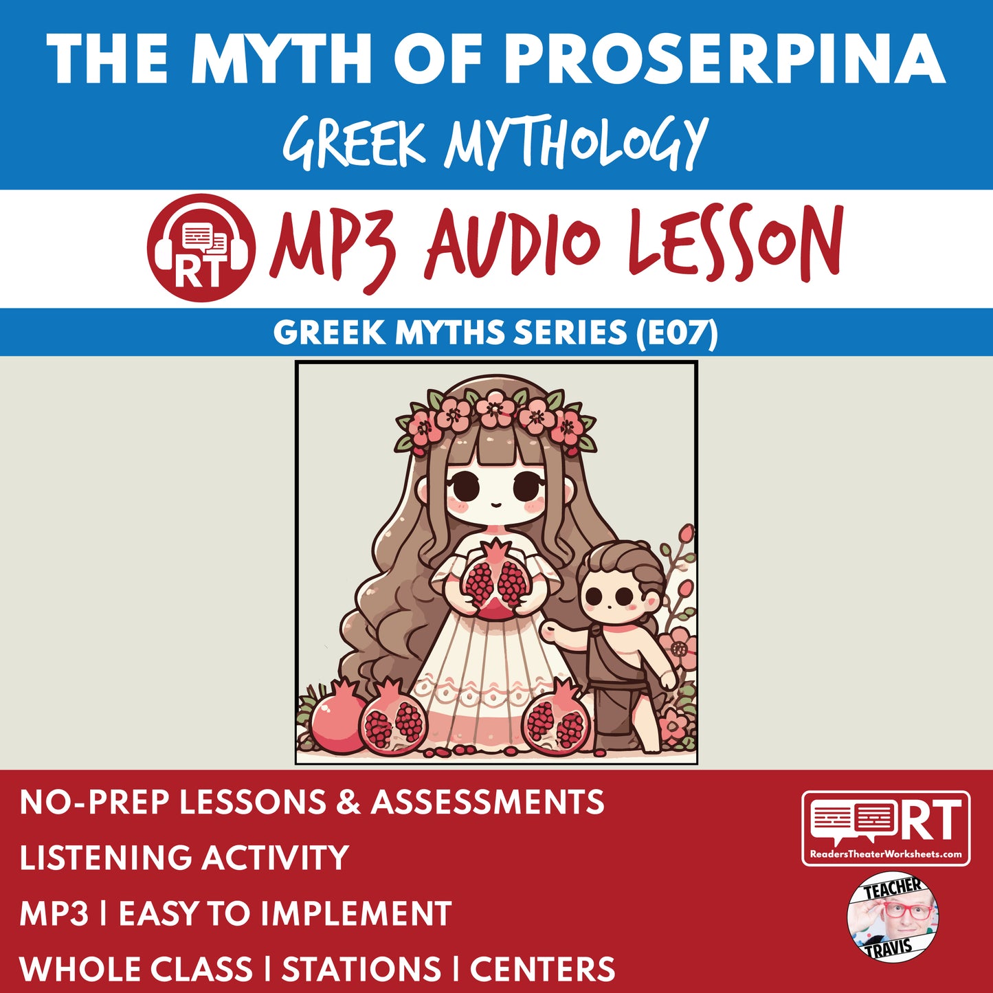 Greek Myths Series Audio Lesson E07 The Myth of Proserpina | Greek Mythology cover image