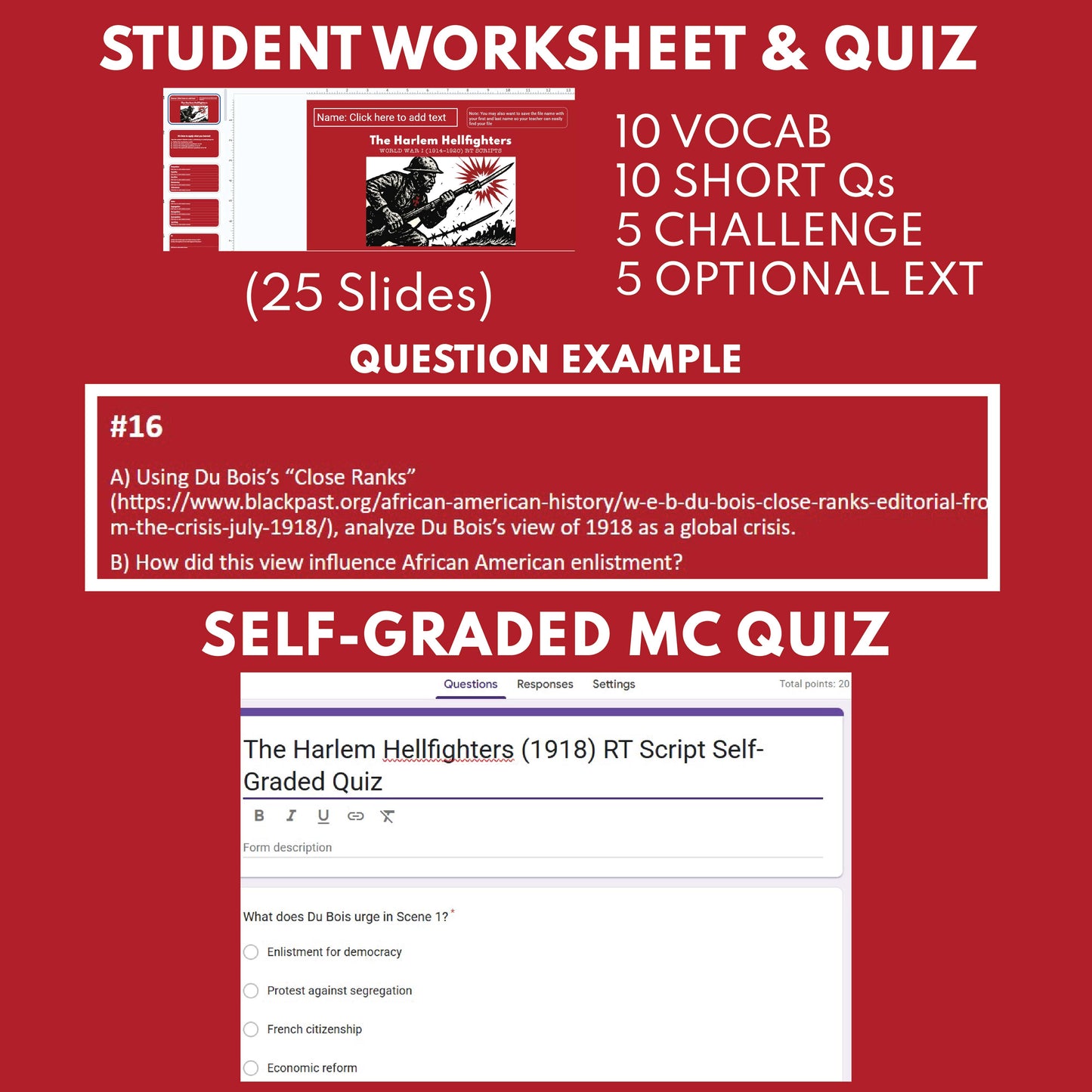 Harlem Hellfighters & Civil Rights – Readers Theater Script (Grades 11-12)
