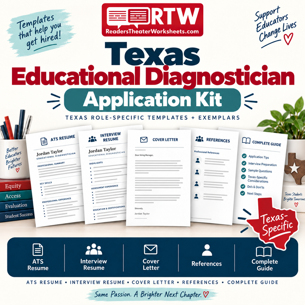 Texas Educational Diagnostician Application Kit