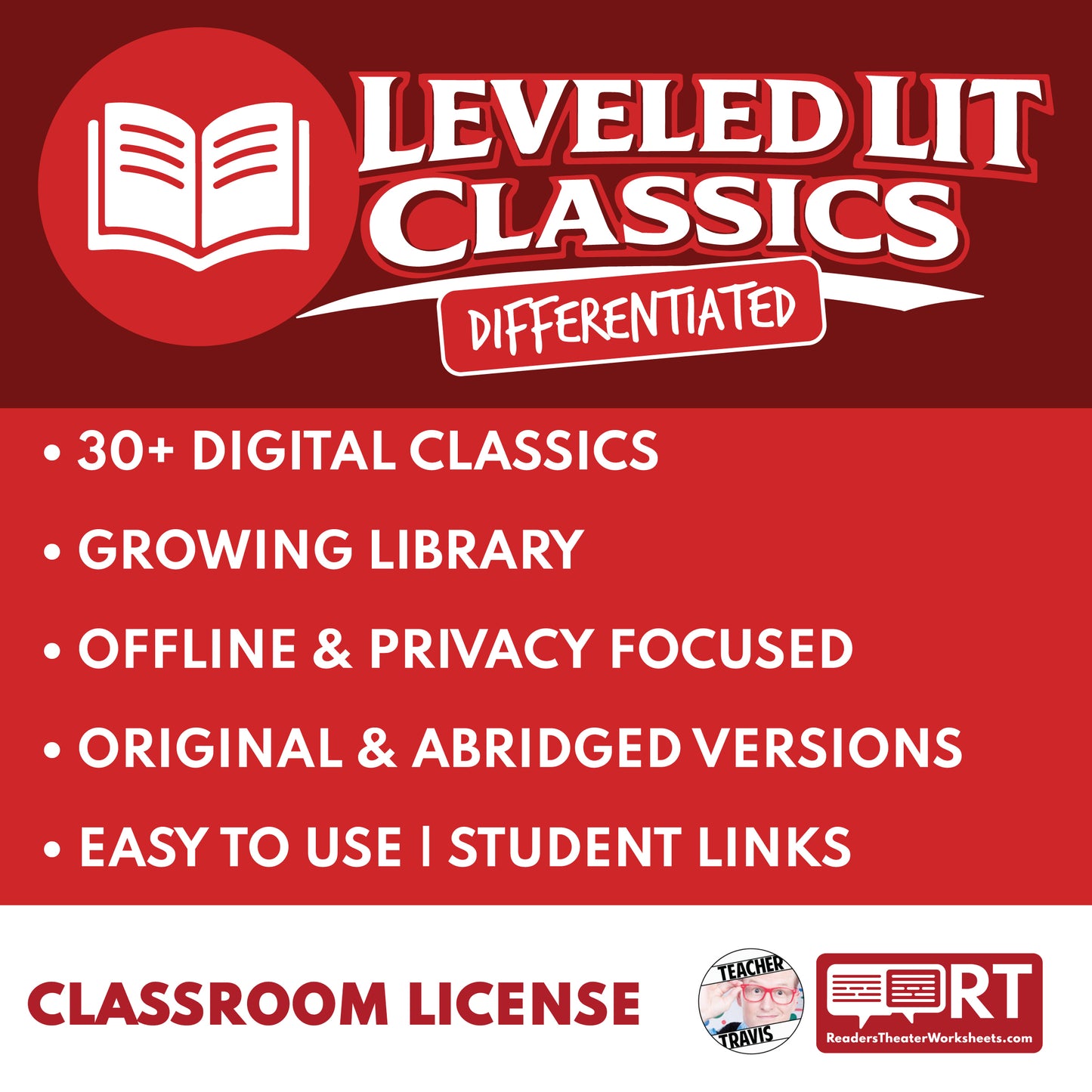 Leveled Lit Classics Library - Classroom License (2026-2027)
