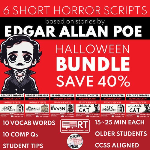 Celebrate Edgar Allan Poe Day (Jan. 19) with Reader's Theater Activities