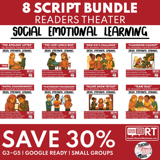 Social-Emotional Learning Readers Theater: Turn Real-Life Scenarios into Role-Play Lessons for Grades 3–5