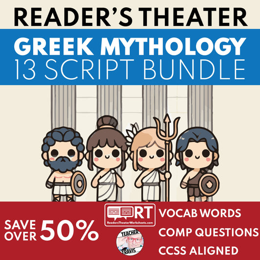 Greek Mythology Readers Theater Scripts for Receptive & Productive Language (Grades 6–12)