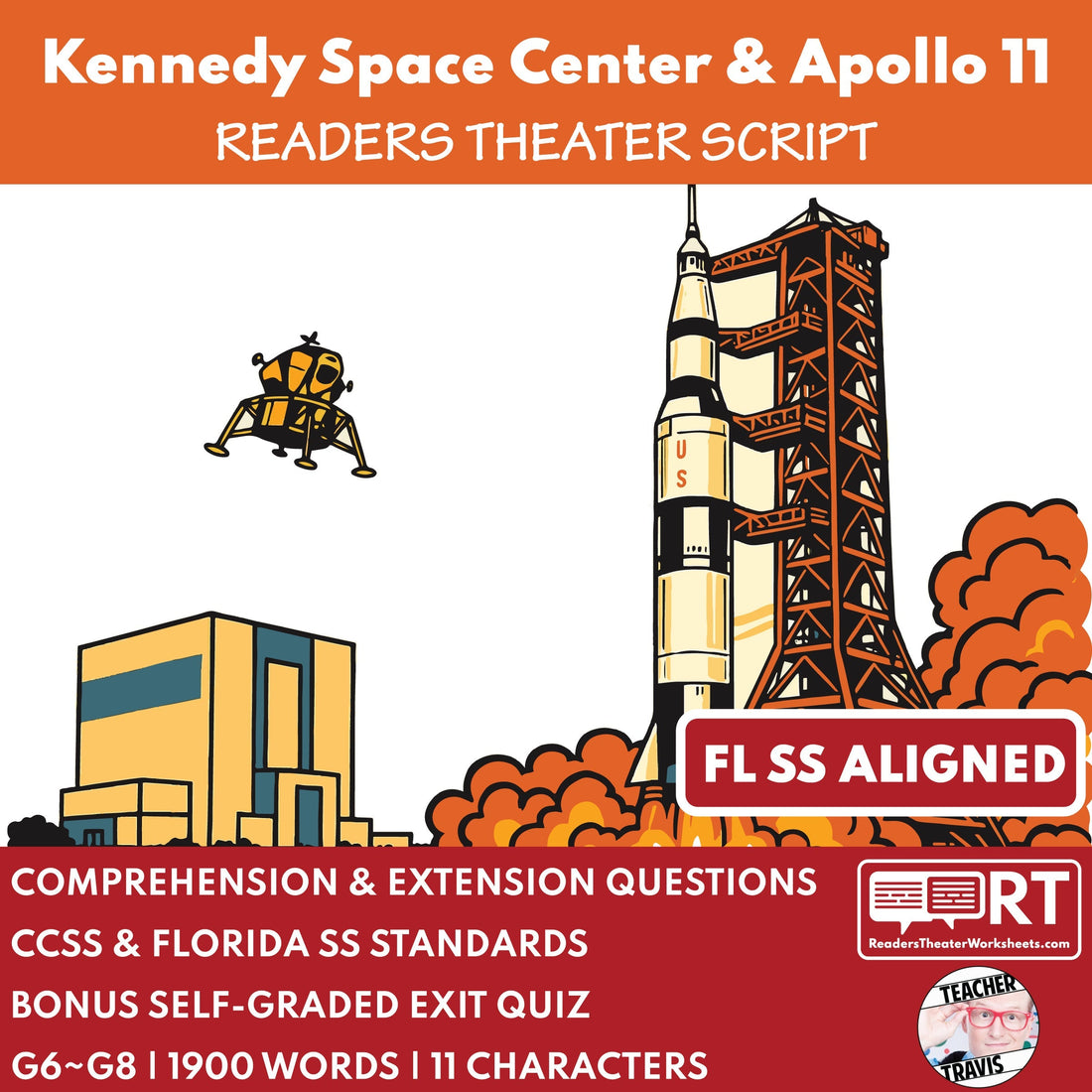 Kennedy Space Center & Apollo 11: STEM-Infused Readers Theater (Grades 6–8)