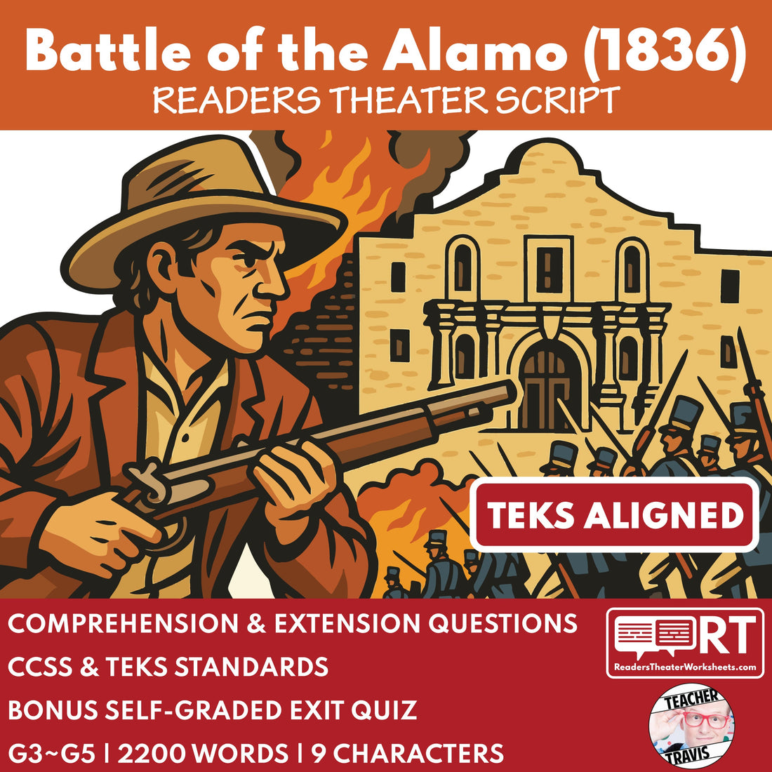Texas Revolution for 5th Grade: Teaching the Alamo and the Republic of Texas with Text Evidence and Discussion