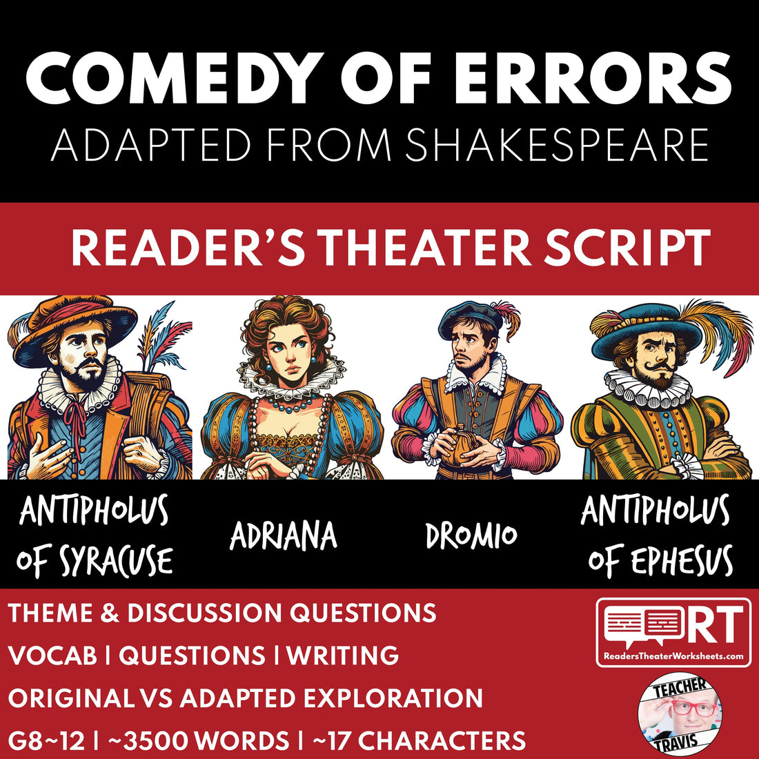 Make Shakespeare Fun with This Comedy of Errors Reader’s Theater Script