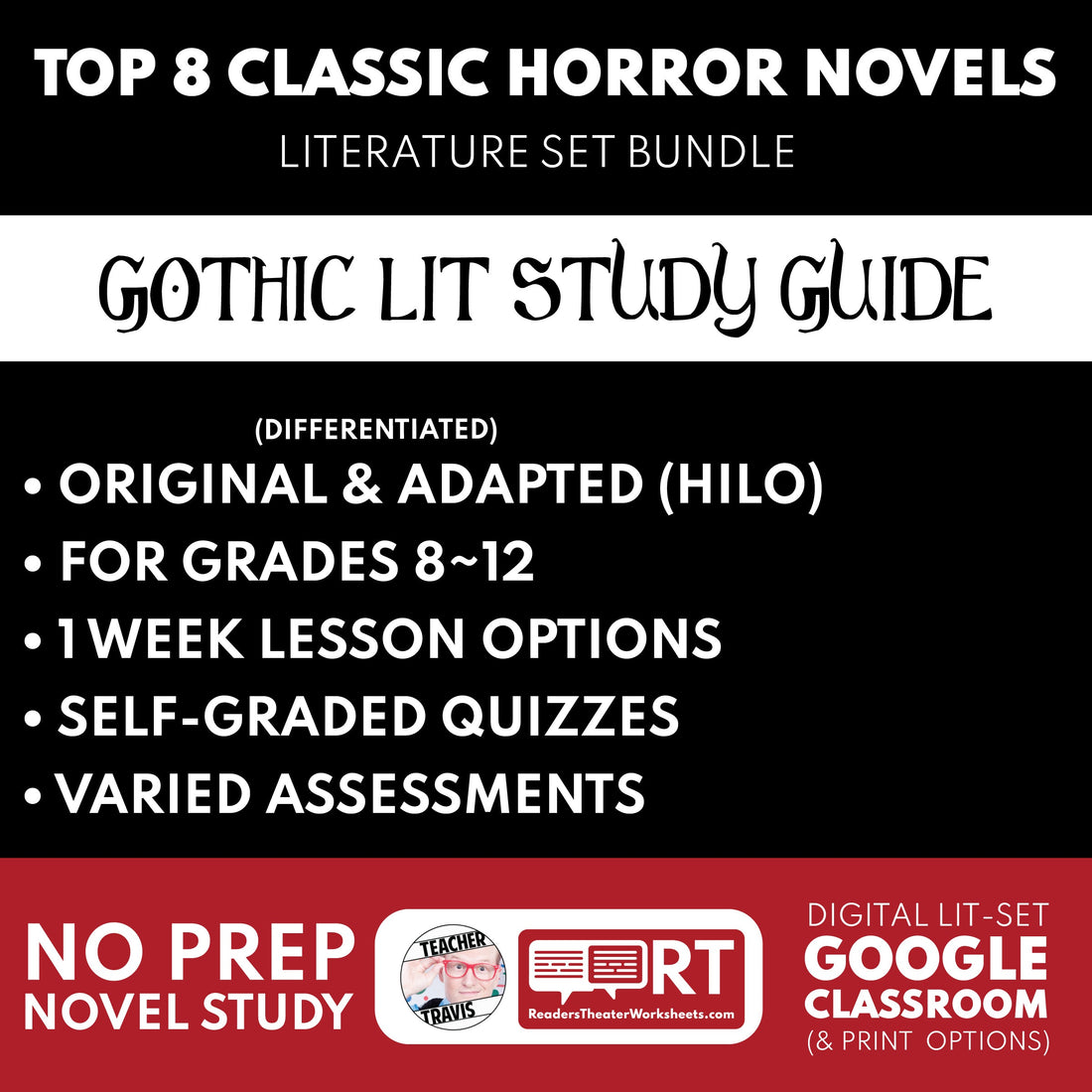Gothic Literature Unit Plan (Grades 9–12): Lesson Sequence, Activities, and Assessments for a 2–4 Week Genre Study