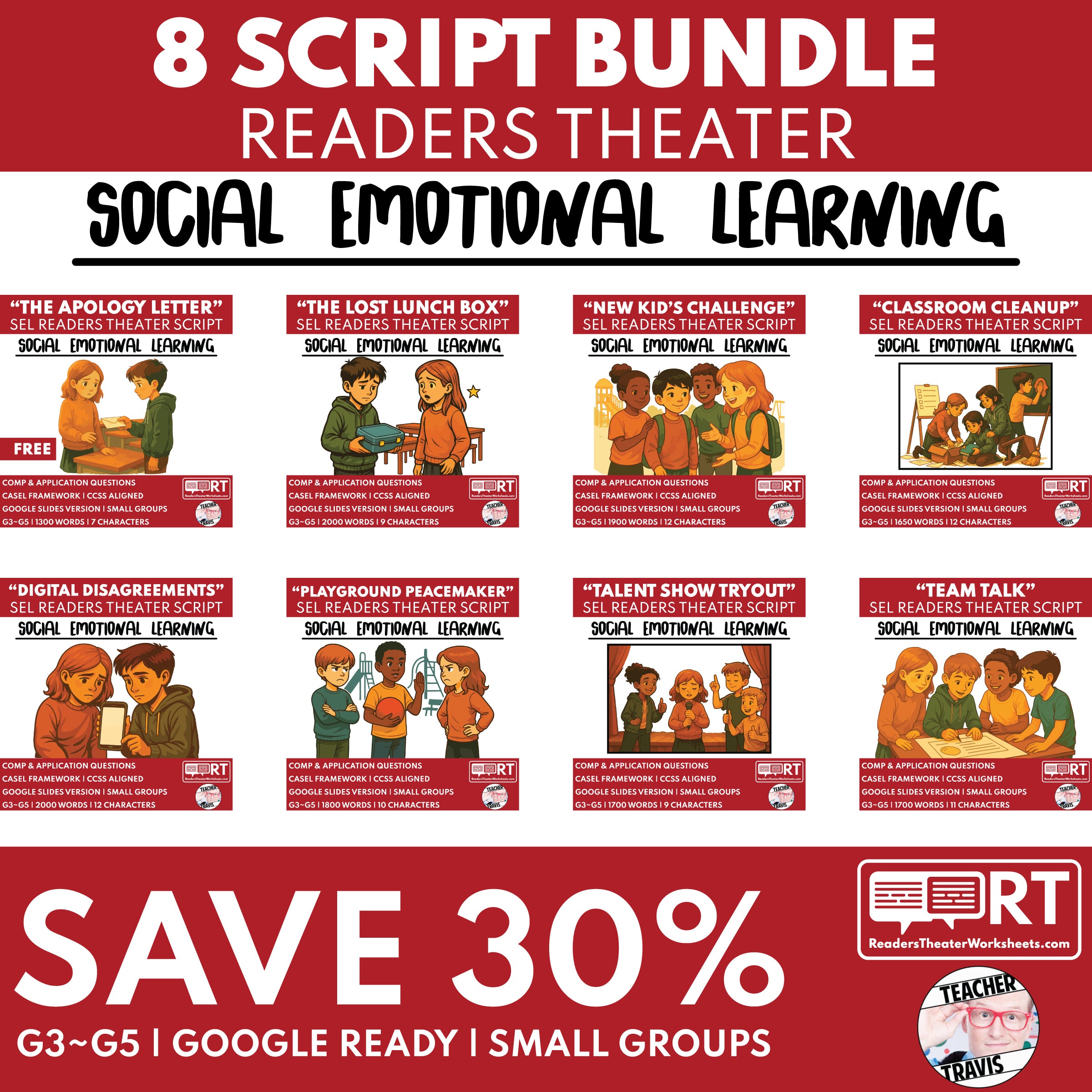 SEL Reader's Theater Scripts | Social Emotional Learning Resources for ...