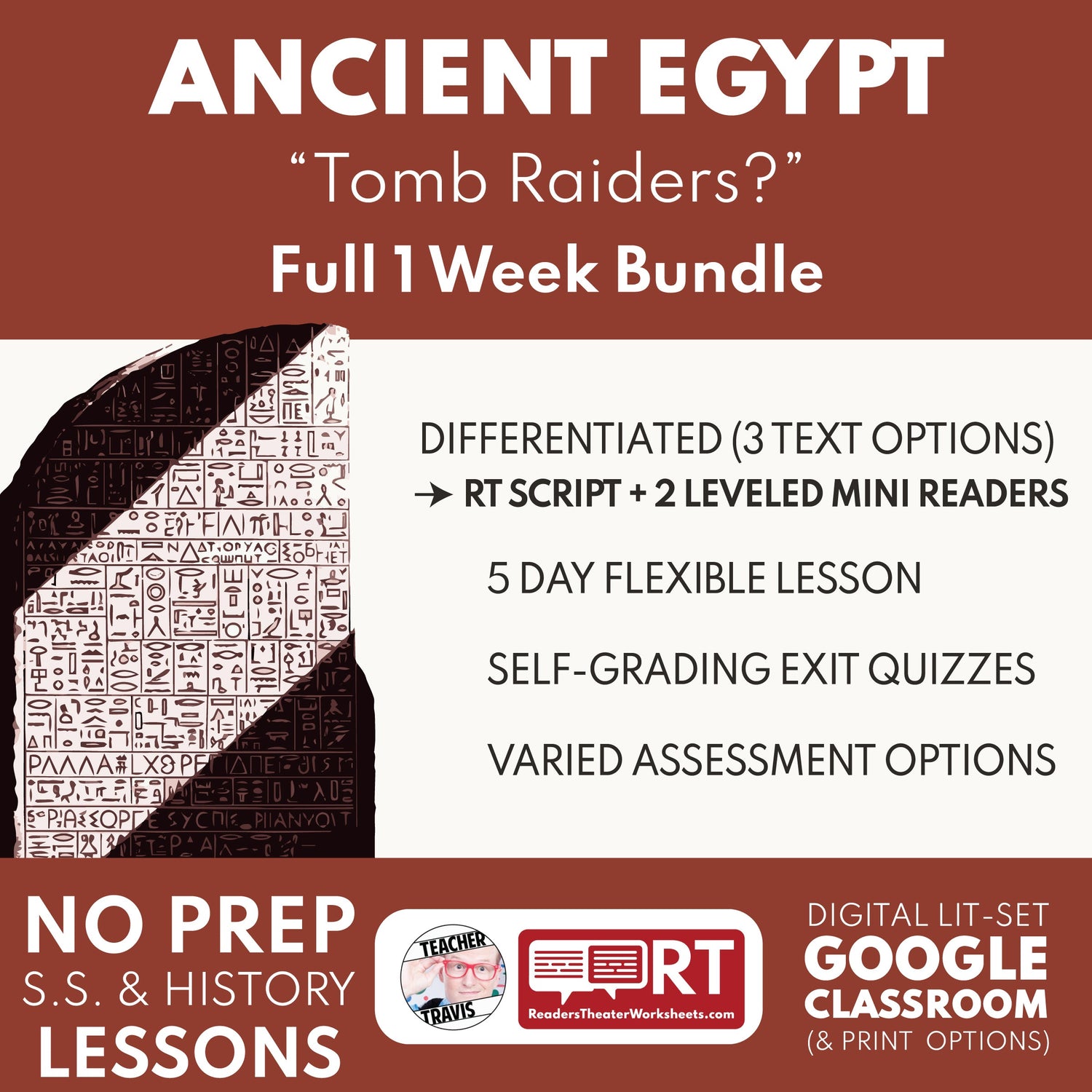 Ancient Egypt Mini Readers + Reader’s Theater Scripts | Grades 6–12