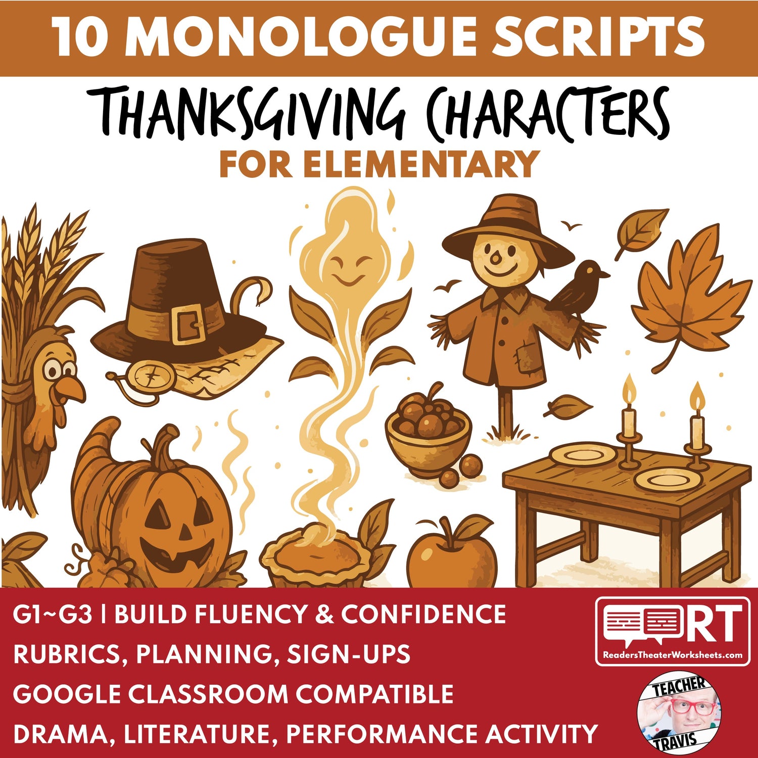 Thanksgiving Collection of Reader’s Theater Scripts for Students