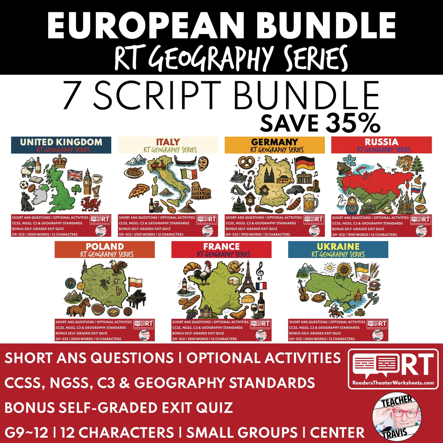 Europe Readers Theater Scripts (Grades 9-12)