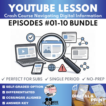 Crash Course Study Skills #1-#10 Video Lesson Set | Note-Taking, Focus & Test Prep