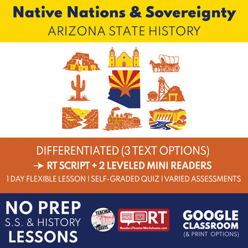 Arizona State History | Native Nations and Sovereignty RT Script and Mini Readers | Grades 3-5