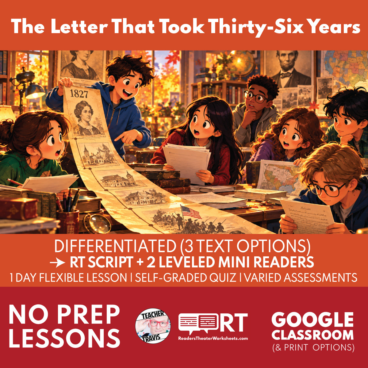 The Letter That Took Thirty-Six Years | Free Thanksgiving Reader’s Theater (Grades 6–8)