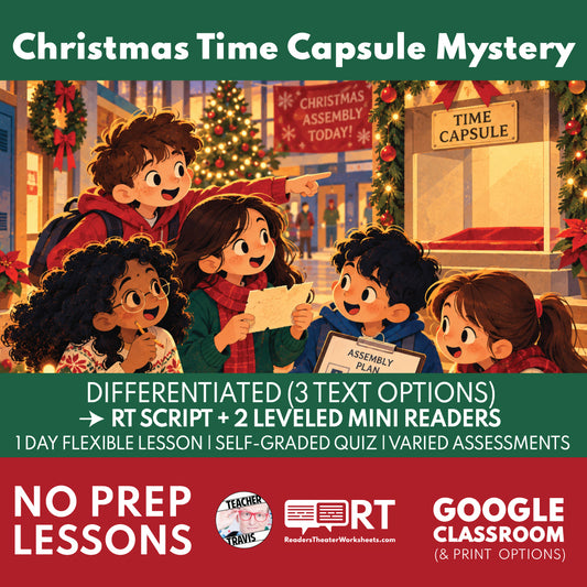 The Christmas Time-Capsule Mystery — FREE Reader's Theater | Grades 6–8