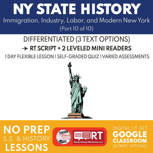 New York State History mini reader cover