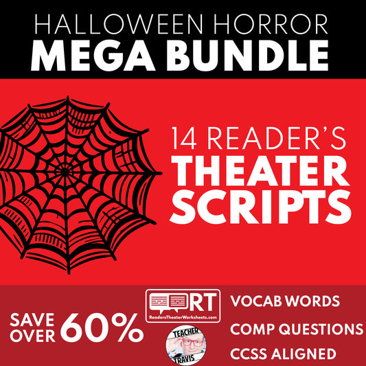 Halloween Horror Reader's Theater Scripts Mega Bundle (14) SAVE 60%