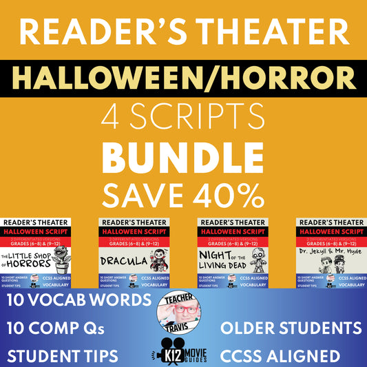 Halloween Reader's Theater Scripts Bundle (4) | SAVE 40%