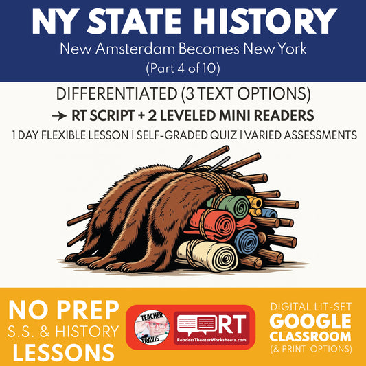 New York State History mini reader cover
