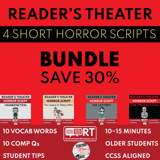 Short Horror Reader's Theater Bundle (4) | SAVE 30%