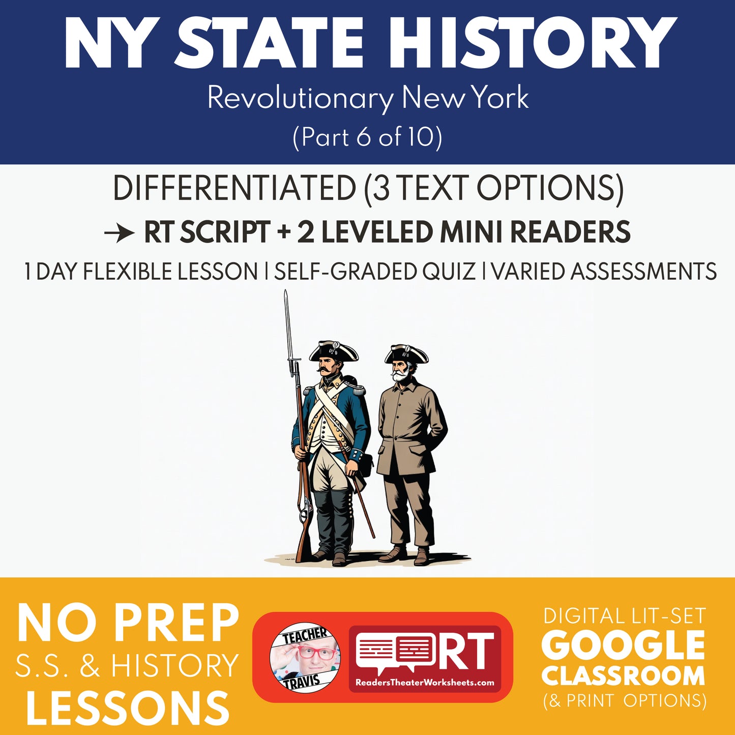New York State History mini reader cover