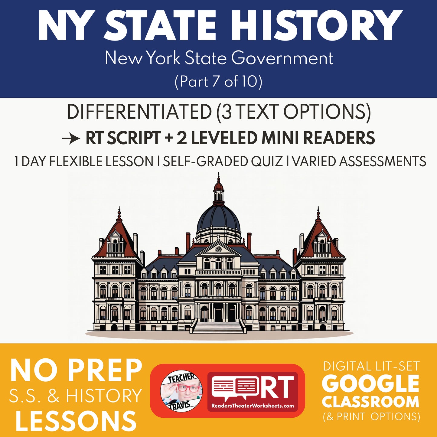 New York State History mini reader cover