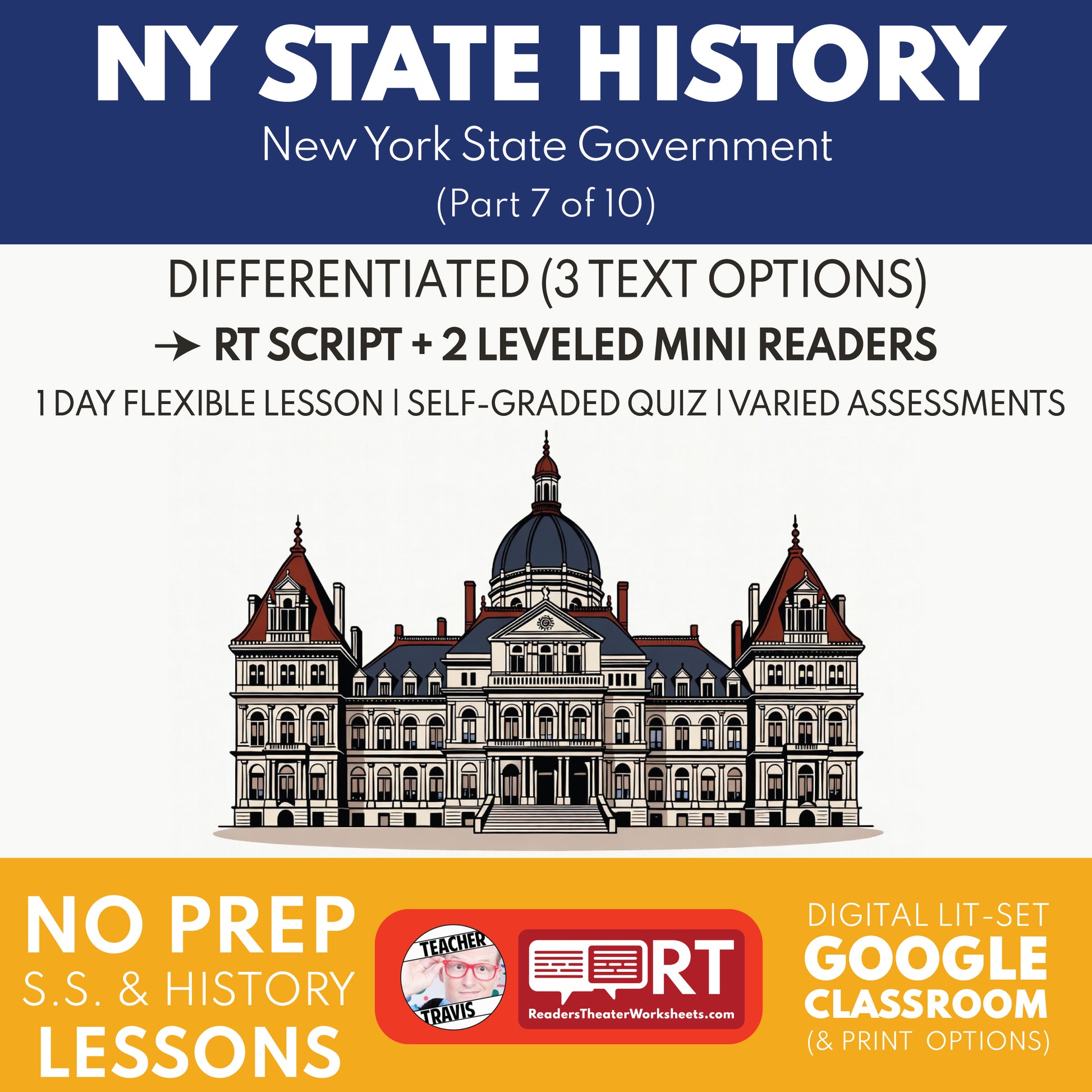 New York State History mini reader cover