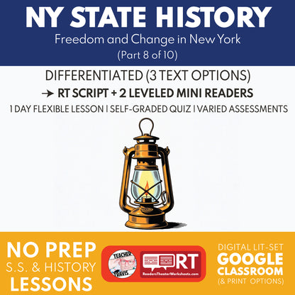 New York State History mini reader cover