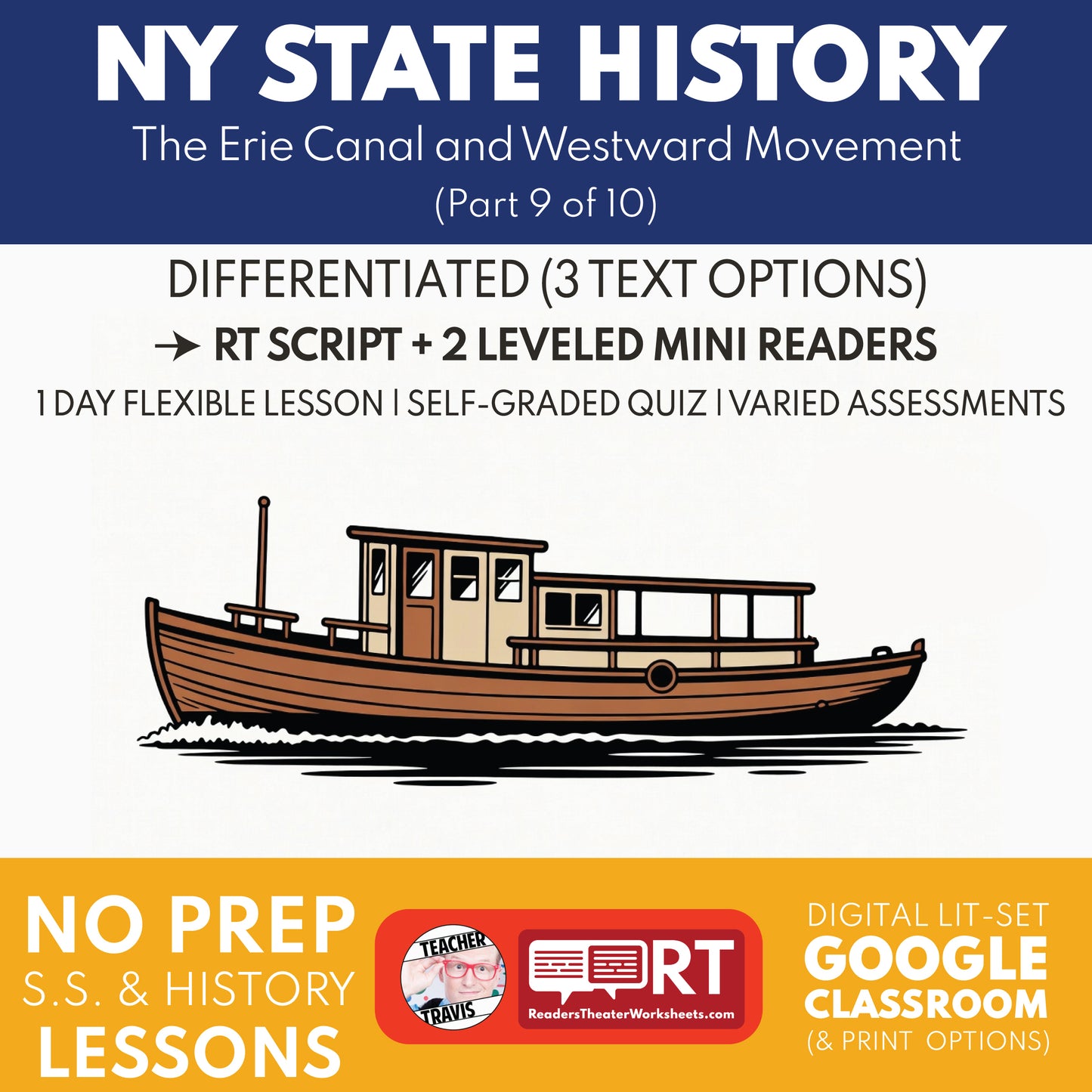 New York State History mini reader cover
