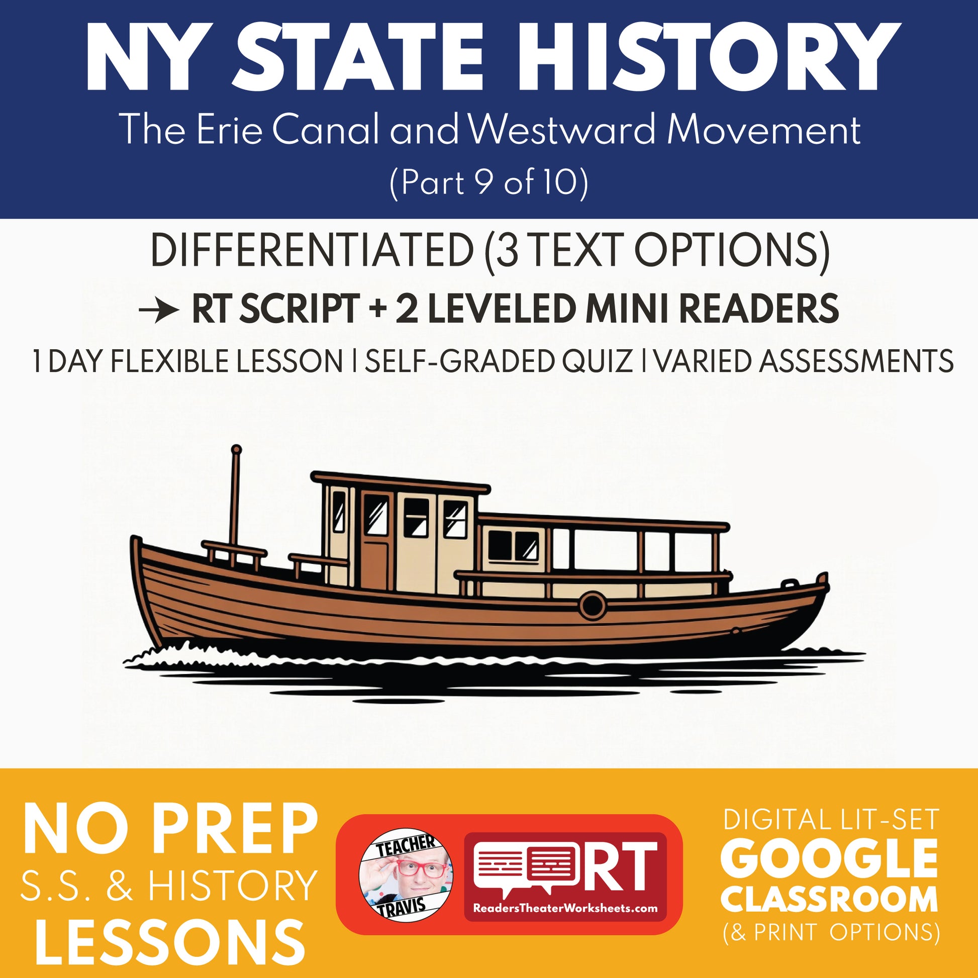 New York State History mini reader cover
