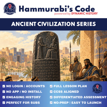 Hammurabi’s Code: Was Babylonian Justice Fair? | Dynamic History Module | Grades 6-8