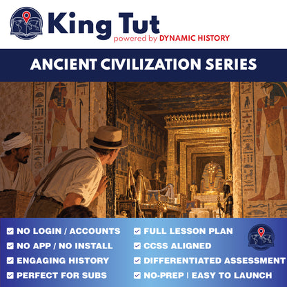 King Tut: What Can One Tomb Tell Us About Ancient Egypt? | Dynamic History Module | Grades 6-8
