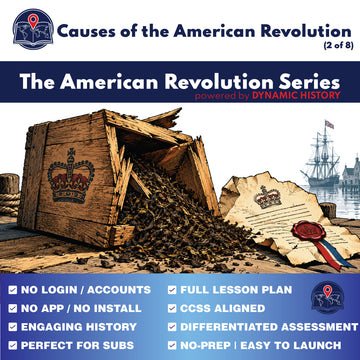 Causes of the American Revolution | Dynamic History Interactive U.S. History | Grades 6–8