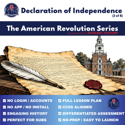 Declaration of Independence | Dynamic History Interactive U.S. History | Grades 6–8