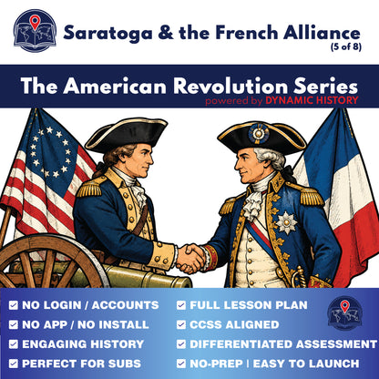 Saratoga and the French Alliance | Dynamic History Interactive U.S. History | Grades 6–8