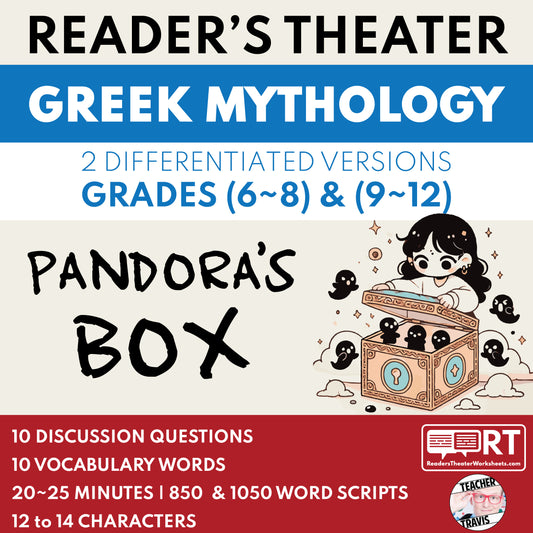 Pandora's Box Reader's Theater Script | Greek Mythology (Origin of Evil)