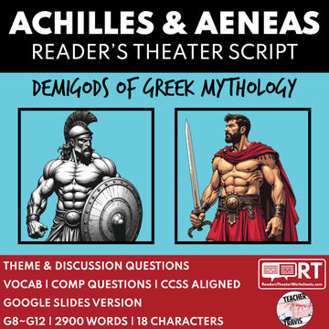 Achilles & Aeneas Reader's Theater Script | Demigods | Greek Mythology