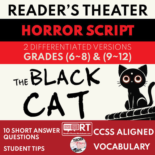 The Black Cat Short (Edgar Allan Poe) Reader's Theater Script