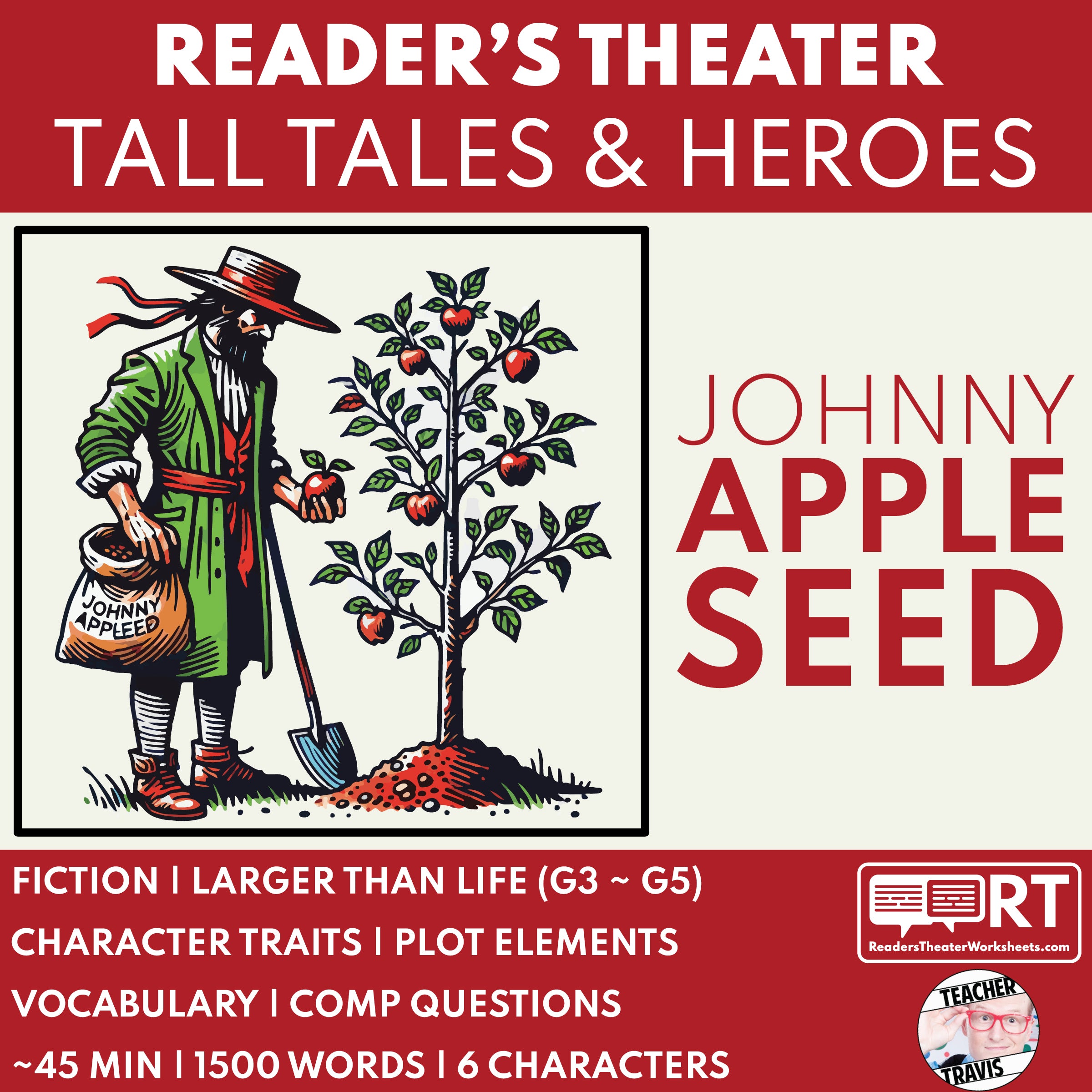 Johnny Appleseed Readers Theater Script | American Tall Tales – Reader ...