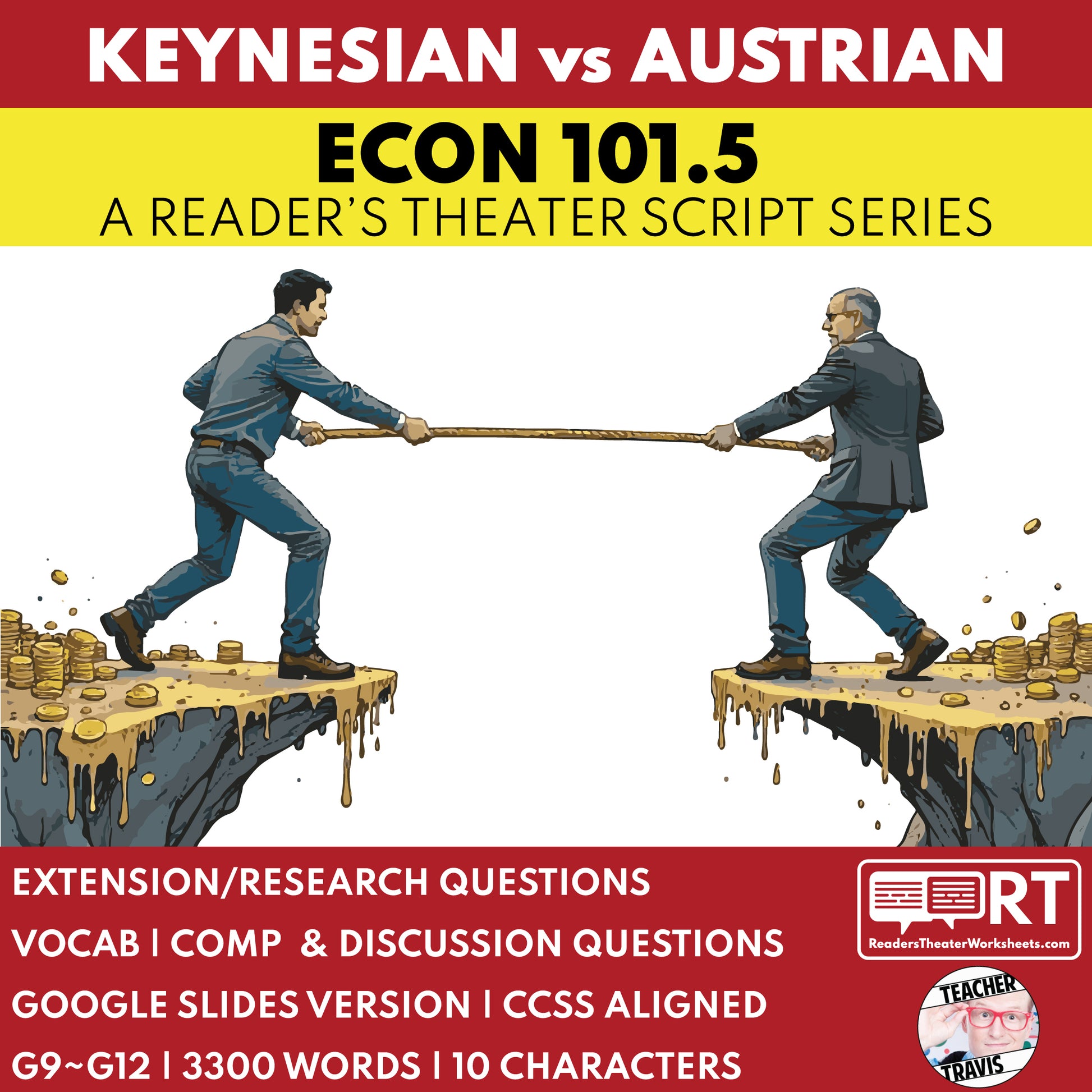 Keynesian vs. Austrian Economics Reader's Theater Script | ECON 101.5 Series - ["Econ 101.5","Economics","Grades 9-12"]