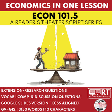Economics in One Lesson (Hazlitt) Reader's Theater Script | High School Econ 101.5