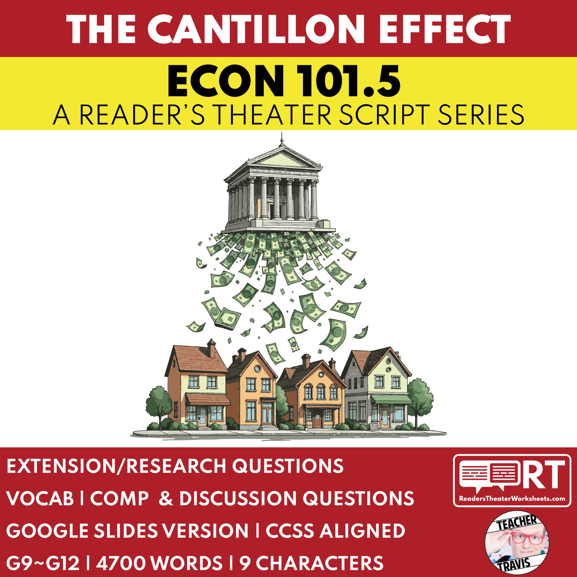 The Cantillon Effect Reader's Theater Script | ECON 101.5 Series - ["Econ 101.5","Economics","Grades 9-12"]