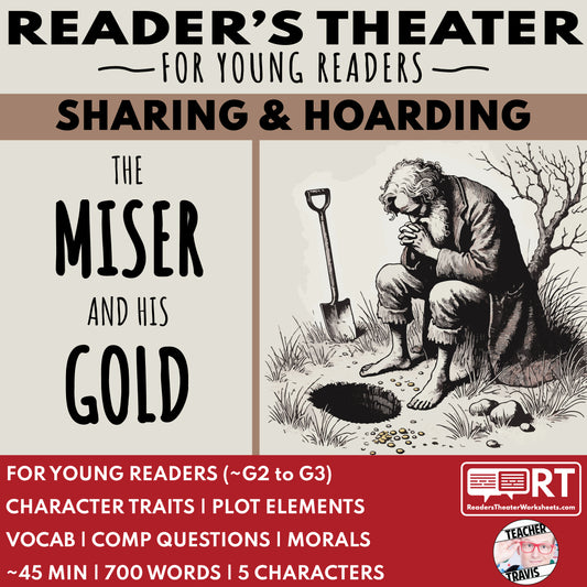 A Miser and His Gold | Reader's Theater Script | Aesop's Fable