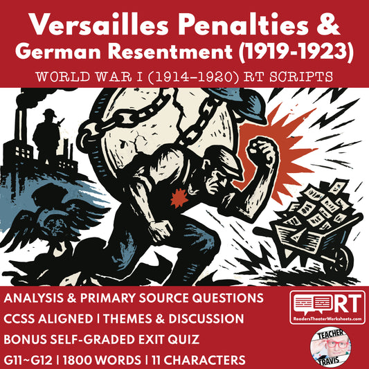 Script Ww1 U.S. History - World War I – Reader's Theater Worksheets