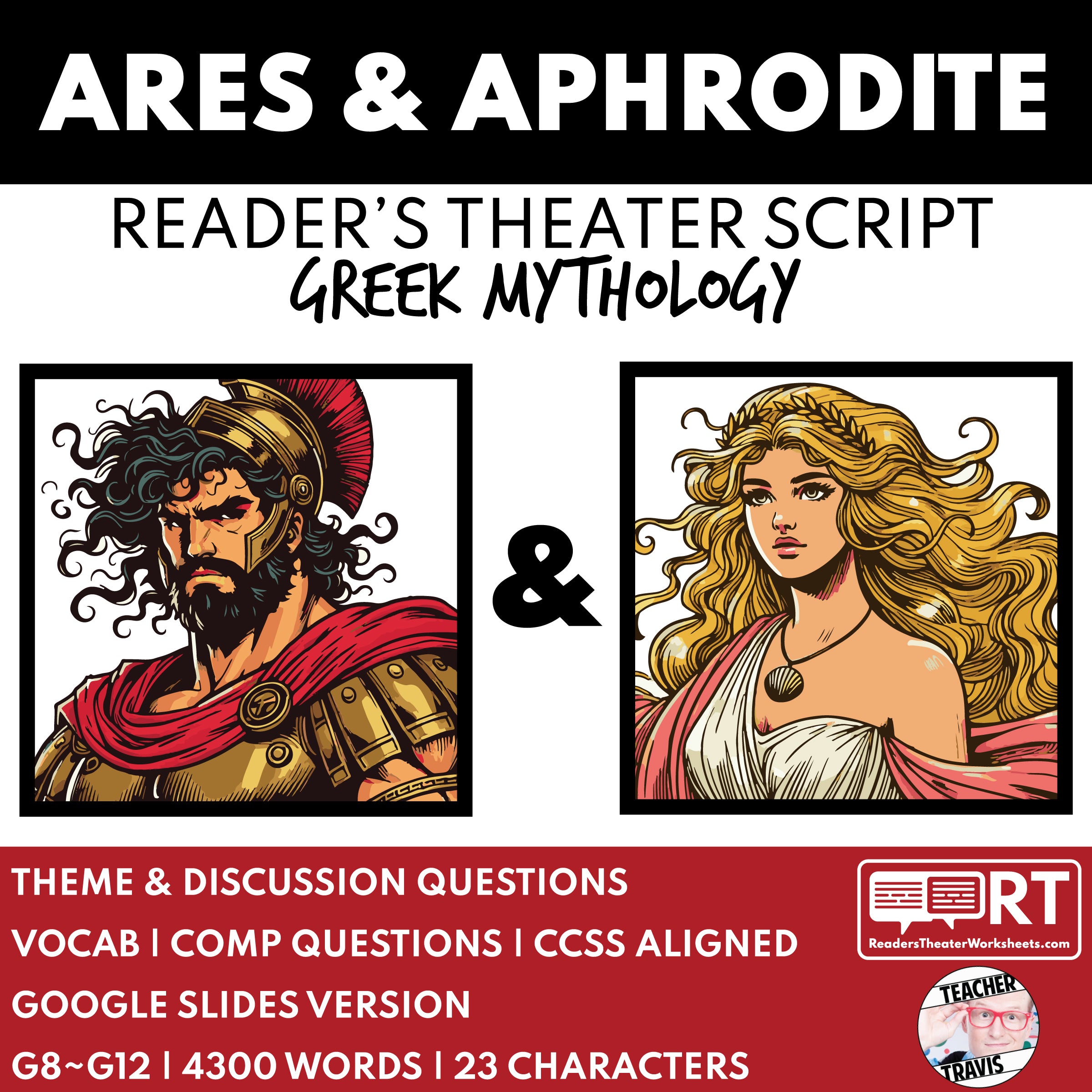 Ares and Aphrodite Reader's Theater Script for Grades 6-12 – Reader's ...