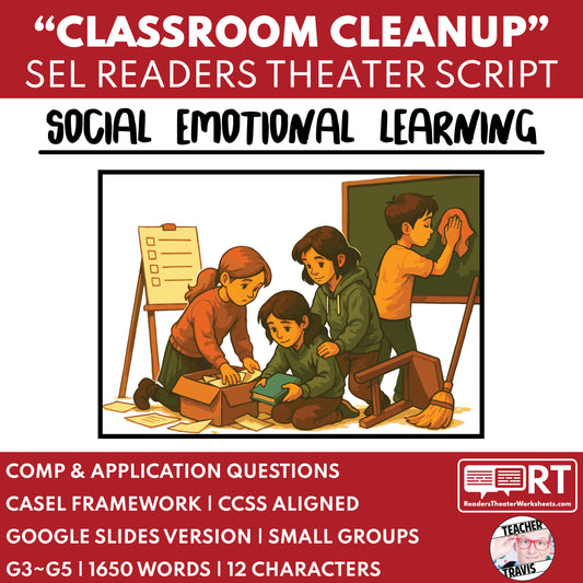 Responsible Decision-Making SEL Readers Theater Script for Grades 3 to 5 - ["Grades 3-5","Social Emotional Learning"]